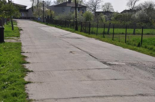 ul. Łączna. Przywrócona do stanu pierwotnego, asfaltu niestety nie będzie.
