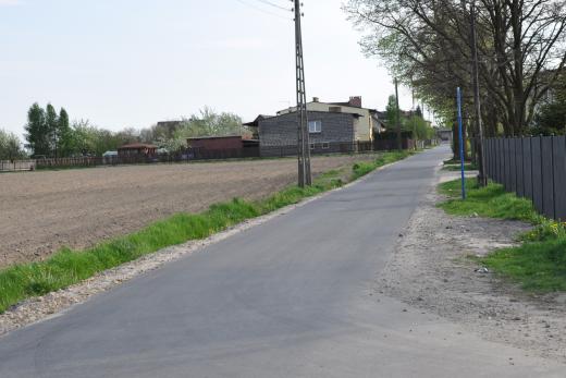 ul. Miodowa - asfalt został położony już w ubiegłym roku